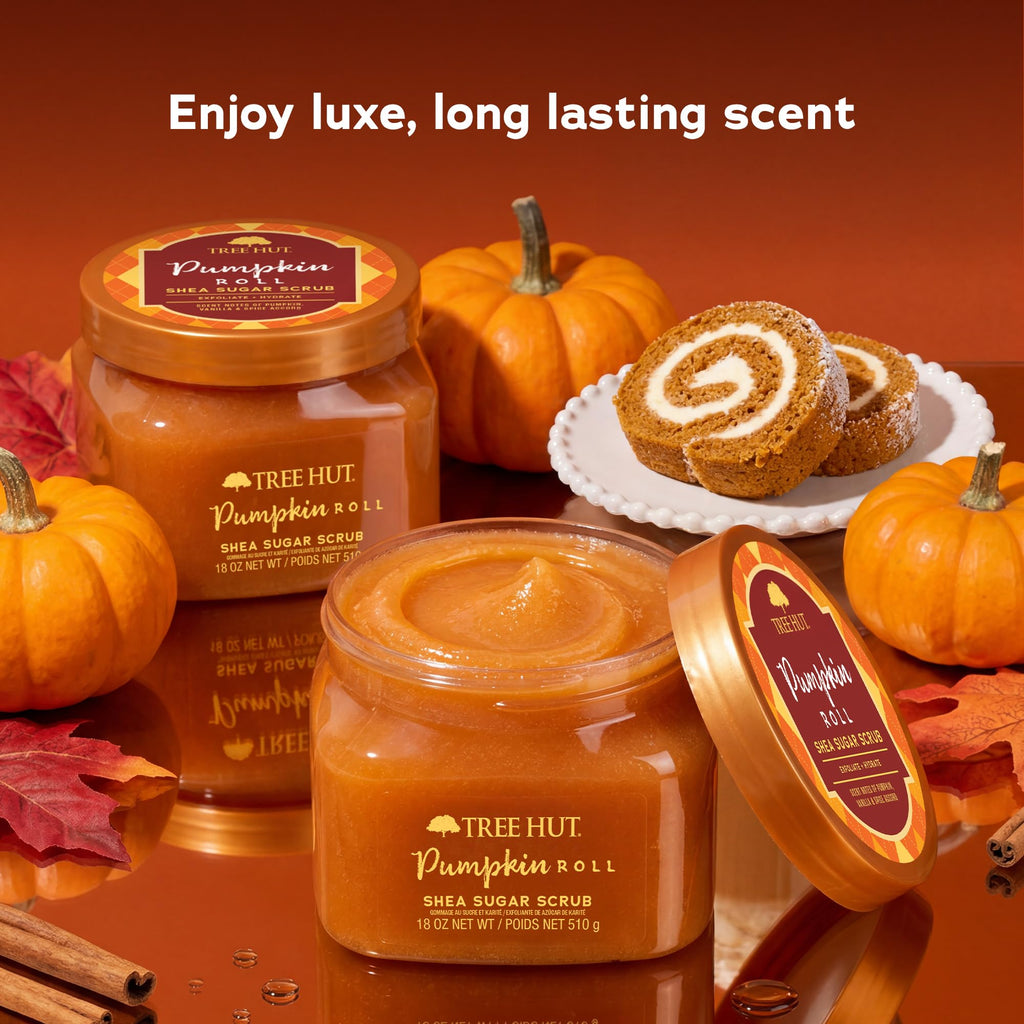 Tree Hut Apple Crumble Body Scrub, Fall Scented Body Care, 18 Oz Jansha Store