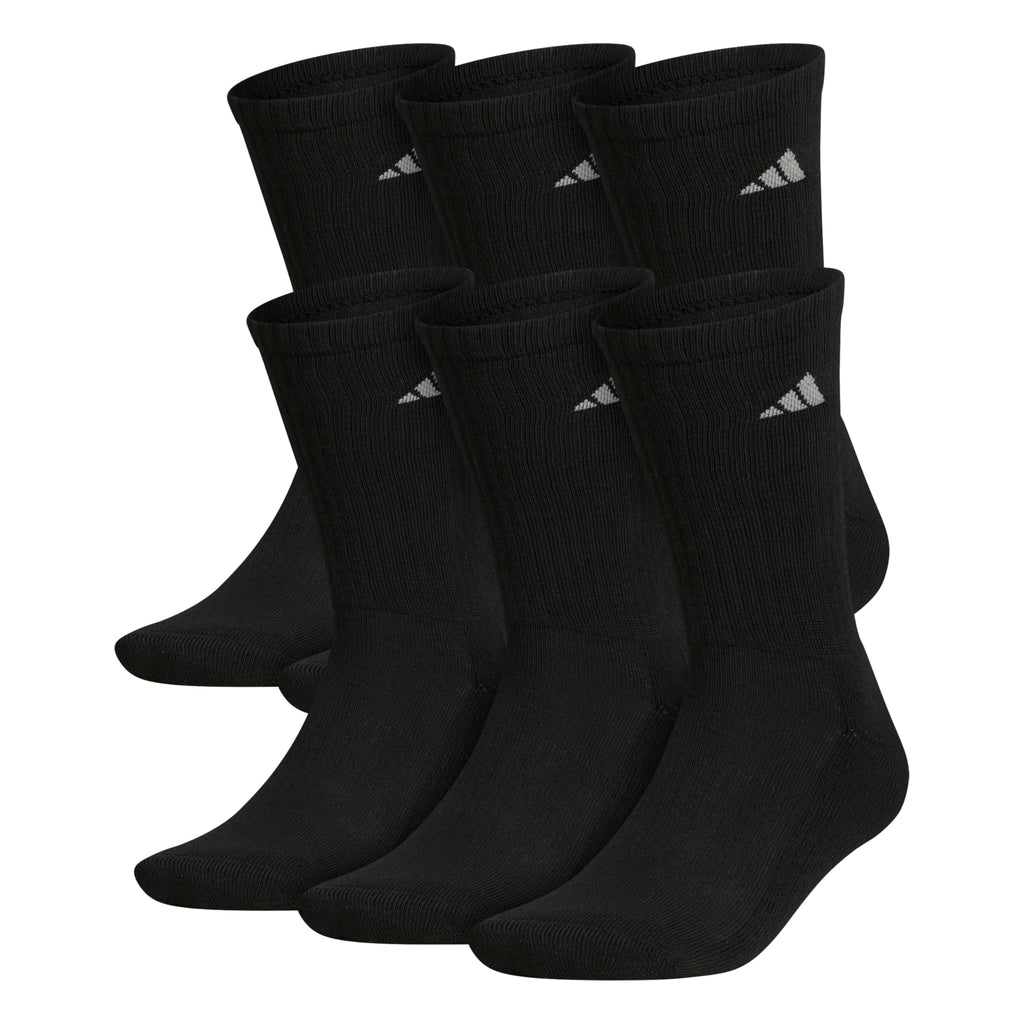 adidas Mens Athletic Cushioned 6-Pack Crew Socks Casual - Green Jansha Store