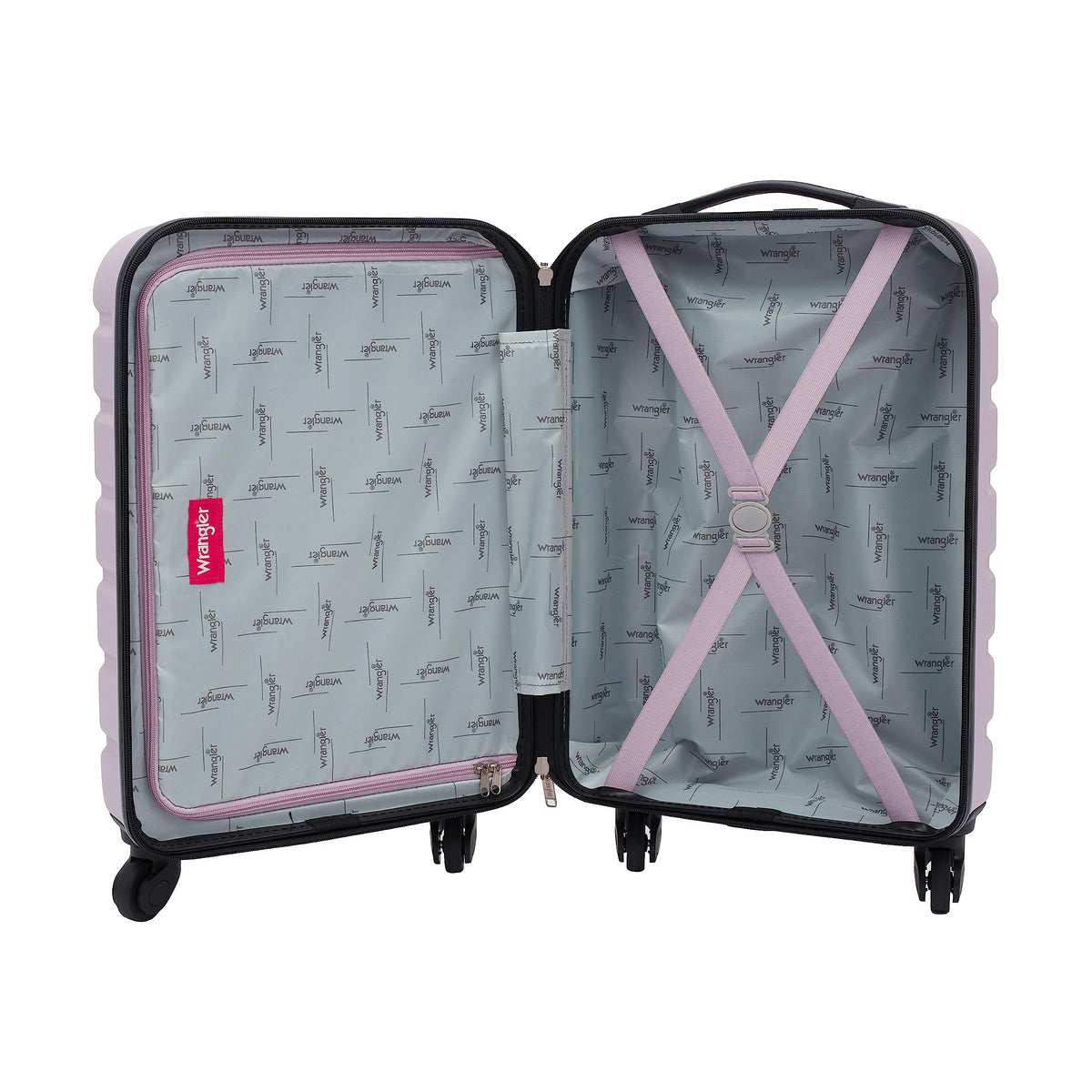 Wrangler 22" Hardside Spinner Carry-On Luggage, Teal Jansha Store
