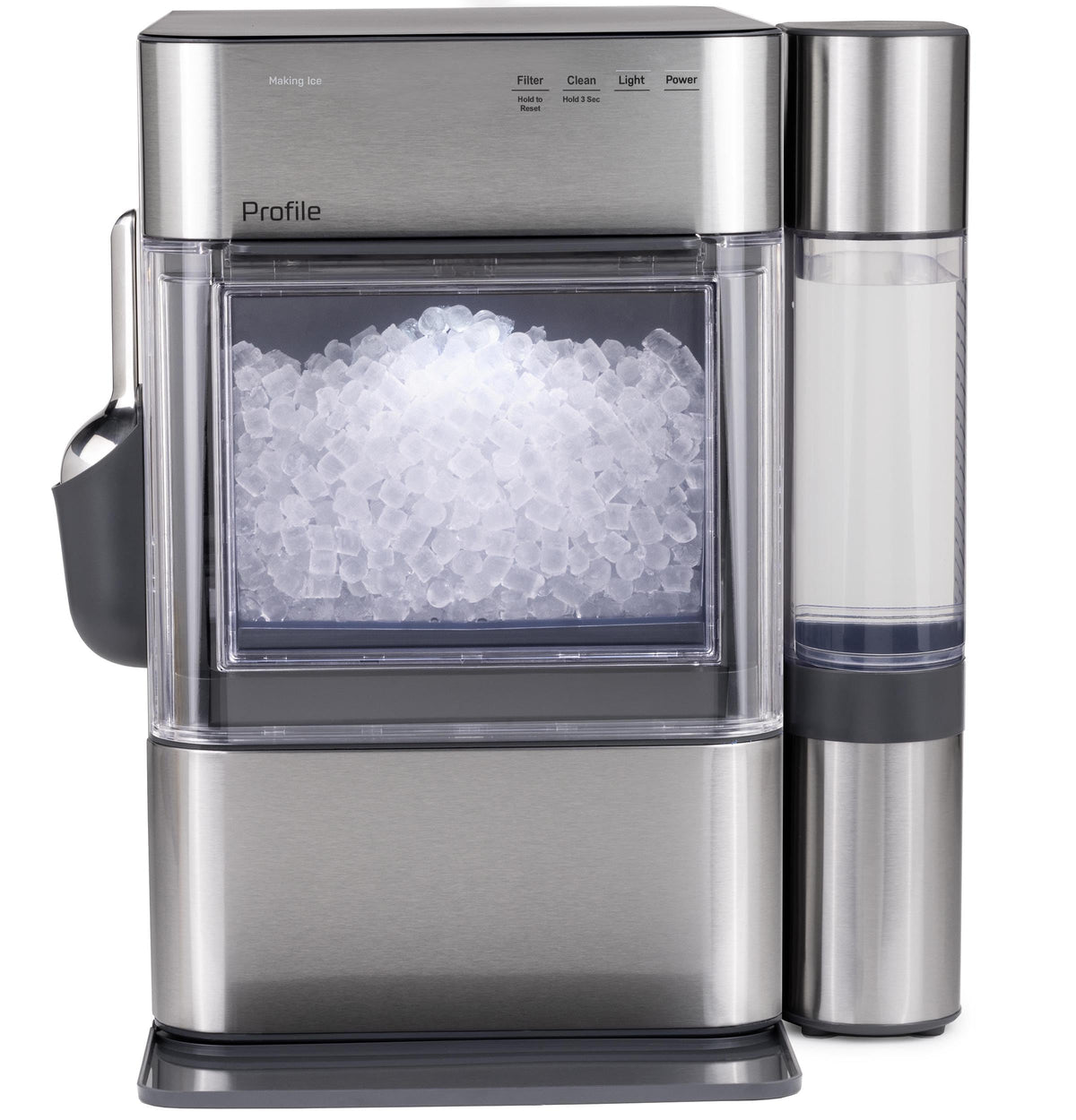 GE Profile Opal 2.0 Ultra Nugget Ice Maker with .75 Gallon Side Tank and Scale Inhibiting Filter, Scoop Included, 38 lbs in 24 Hours, Pellet Ice Machine with WiFi & Smart Connected, Black Jansha Store