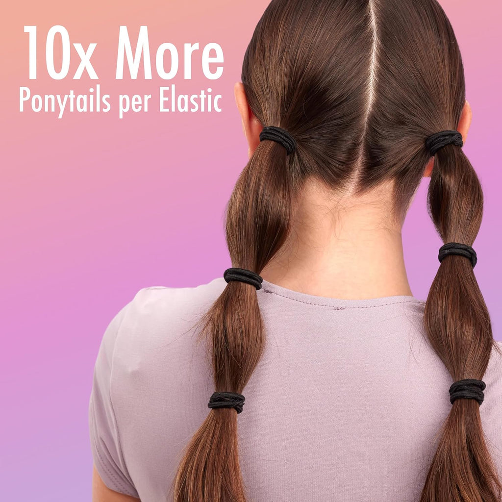 Goody Ouchless Elastic Hair Ties, 30 Ct, Brown, 4MM Rubber Bands, Pain-Free Jansha Store