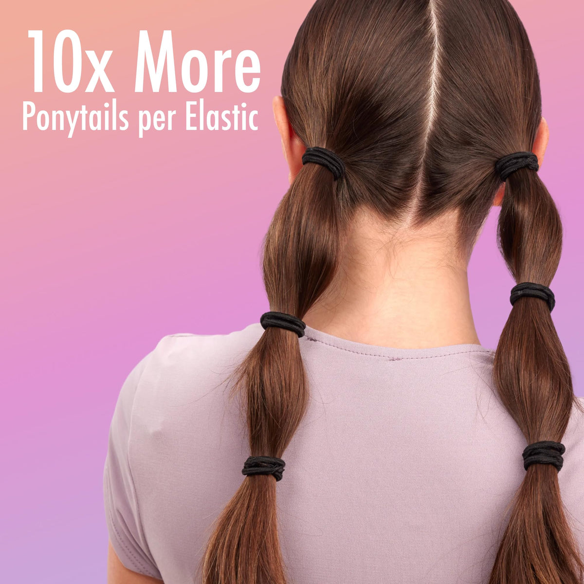 Goody Ouchless Elastic Hair Ties, 30 Ct, Brown, 4MM Rubber Bands, Pain-Free Jansha Store