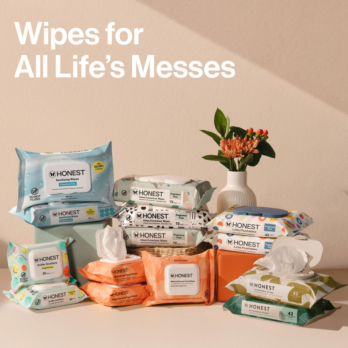 The Honest Company Multi-Use Baby Wipes, Pattern Play, 720 Count Jansha Store