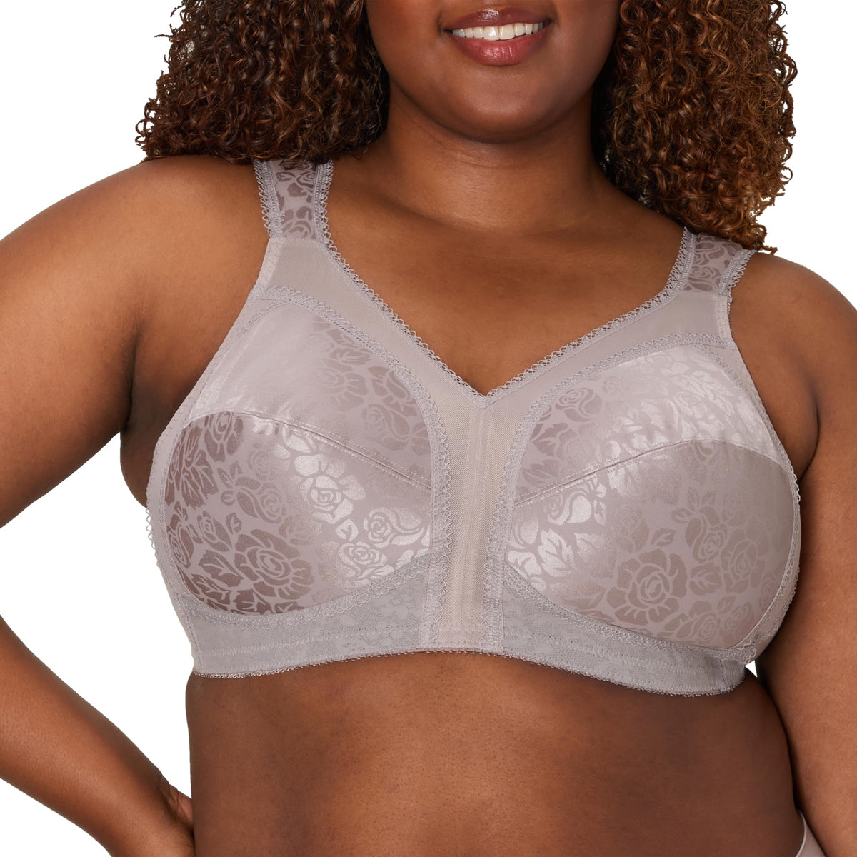 Playtex Women's Wireless Bra, 18 Hour Plus-Size Bras Available, Full Coverage, Smoothing, 4693, Single or 2-Pack Jansha Store