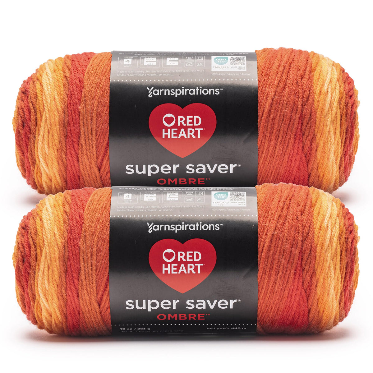 Red Heart Super Saver Yarn for Crocheting & Knitting, Cherry Red, Single Jansha Store