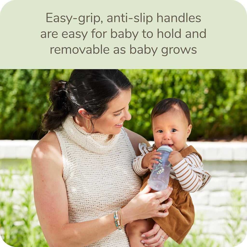 NUK for Nature Learner Cup, 10 oz, 9+ Months – BPA Free, Spill Proof Sippy Cup Jansha Store