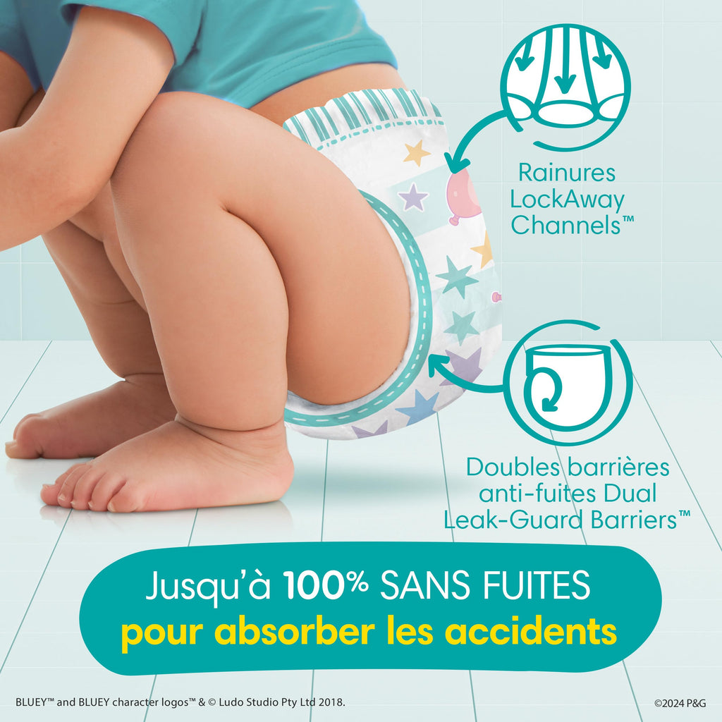 Easy Ups Girls & Boys Potty Training Pants, Size 7 (5T-6T), 84 Count, Bluey Absorbent Pull Up Training Underwear, Up to 100% Leakproof Day and Night, Hypoallergenic Jansha Store