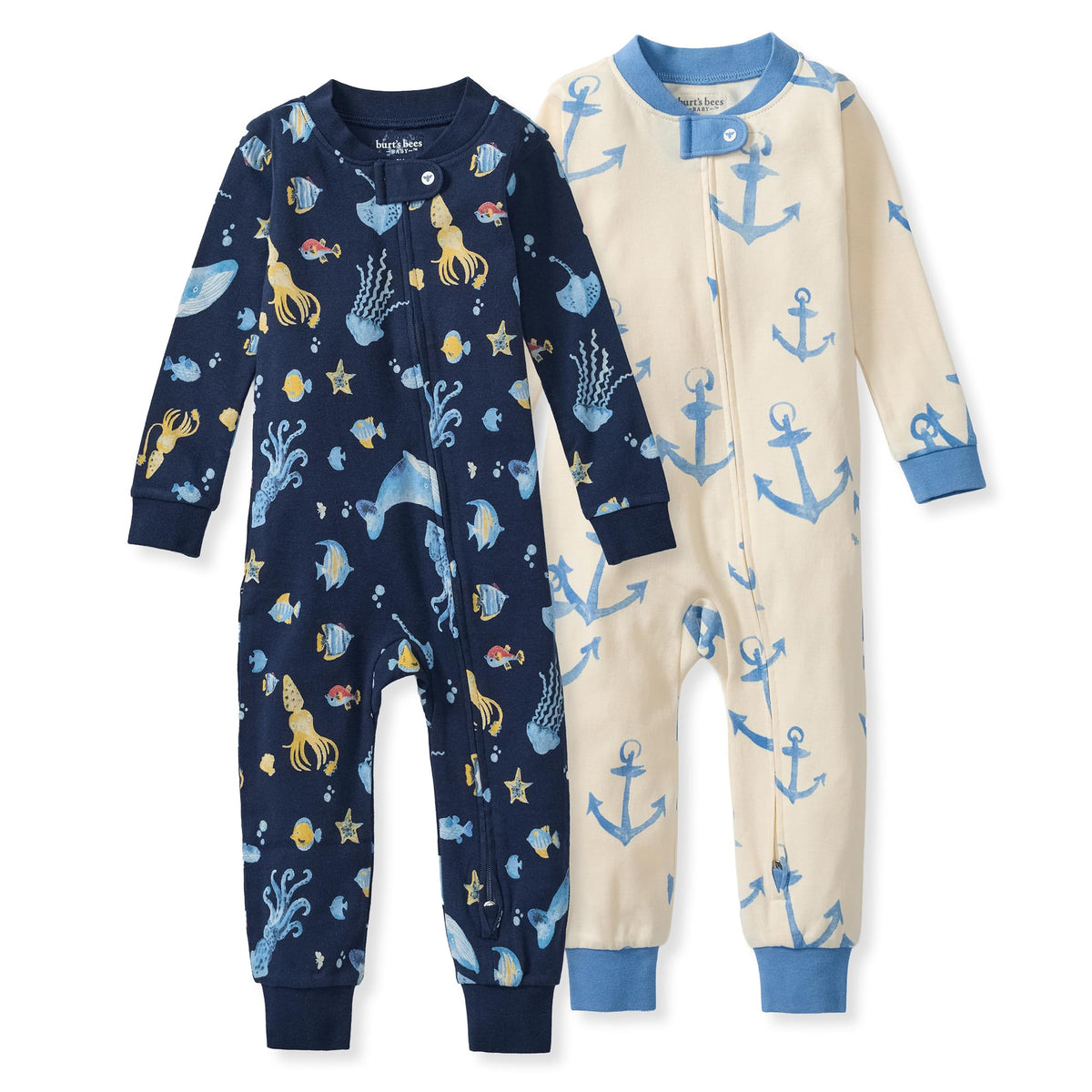Burt's Bees Baby Baby Girl's Pajamas Sleep and Play Jansha Store