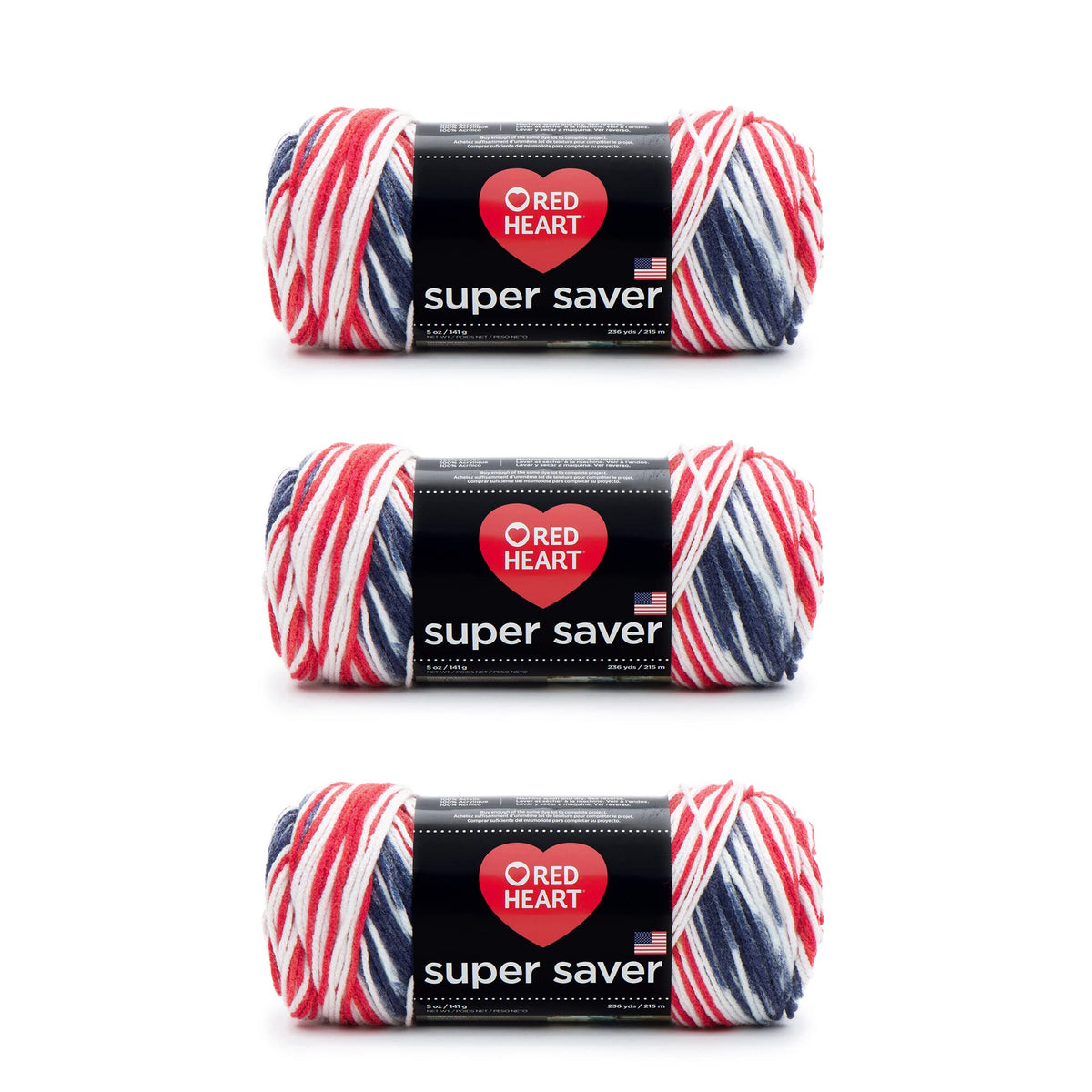 Red Heart Super Saver Yarn for Crocheting & Knitting, Medium Thyme, 3-Pack Jansha Store