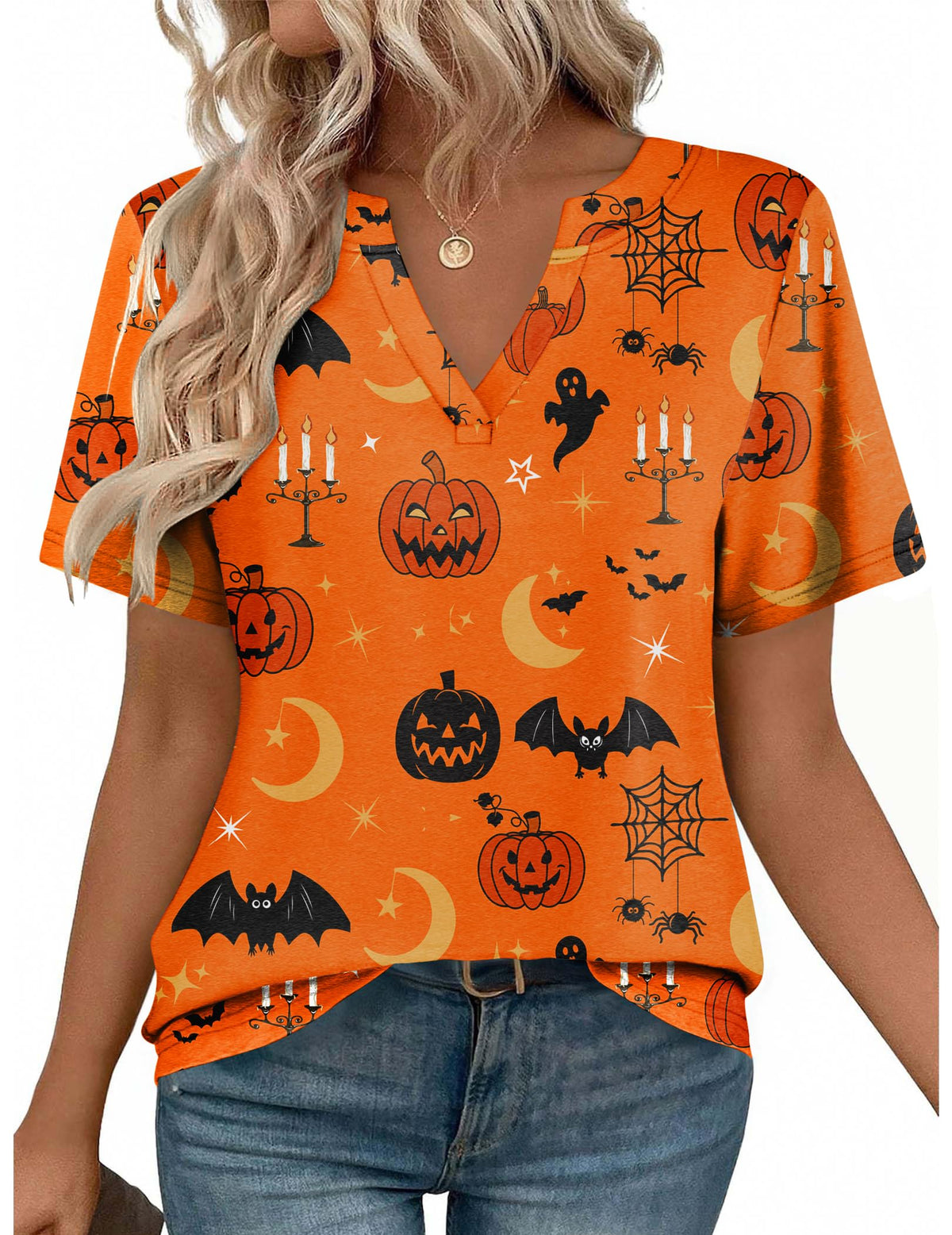 Zeagoo Womens Tops Short Sleeve V Neck Tee Shirts Cute Dressy Casual Jansha Store