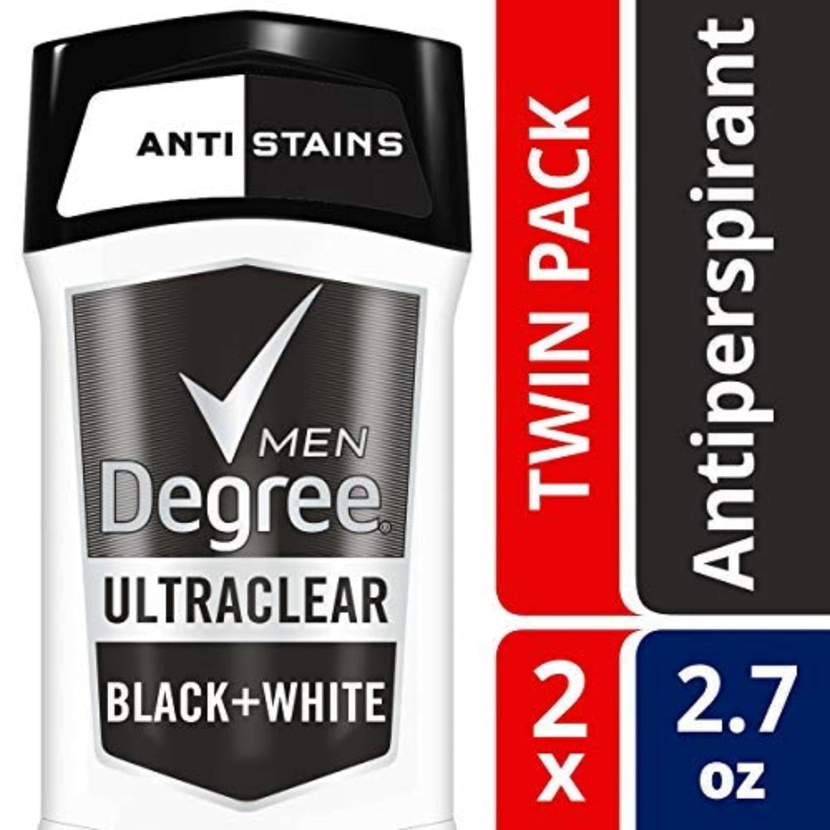 Degree Men UltraClear Antiperspirant Deodorant, 2 Count, 2.7 oz Jansha Store