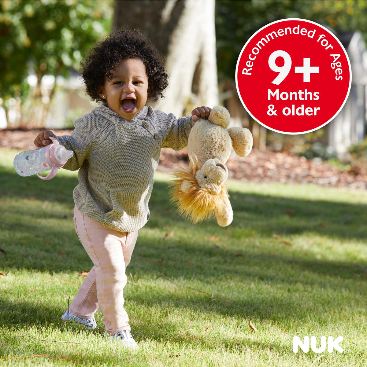 NUK for Nature Learner Cup, 10 oz, 9+ Months – BPA Free, Spill Proof Sippy Cup Jansha Store