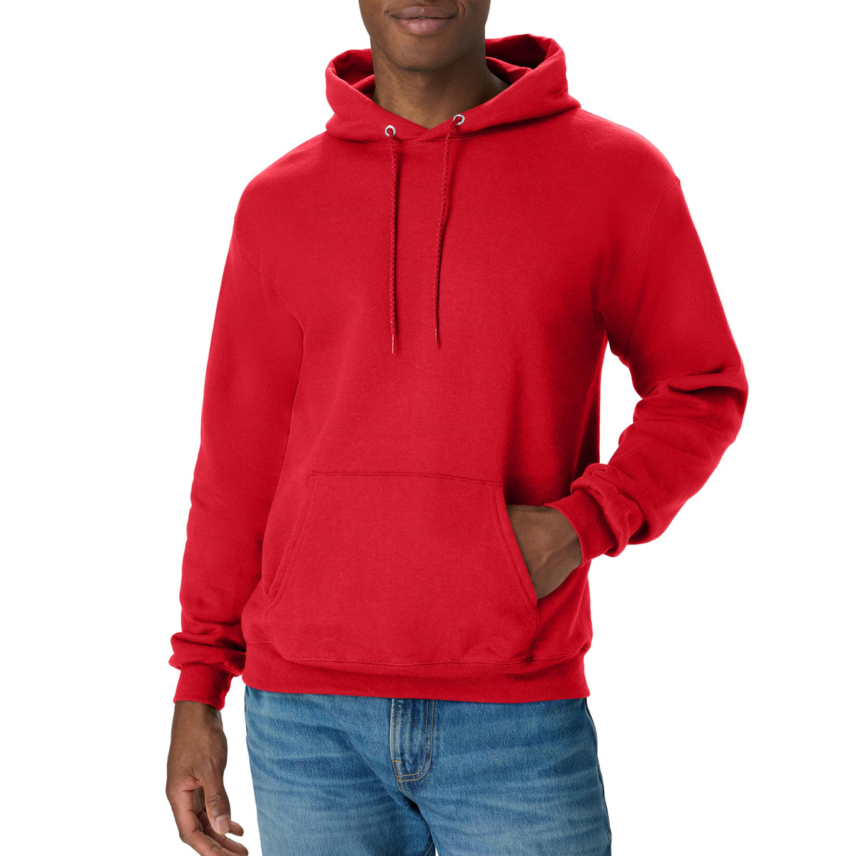 Hanes Men's Hoodie - EcoSmart Fleece Hooded Sweatshirt for Men & Women - Midweight Fleece - Big & Tall Available Jansha Store