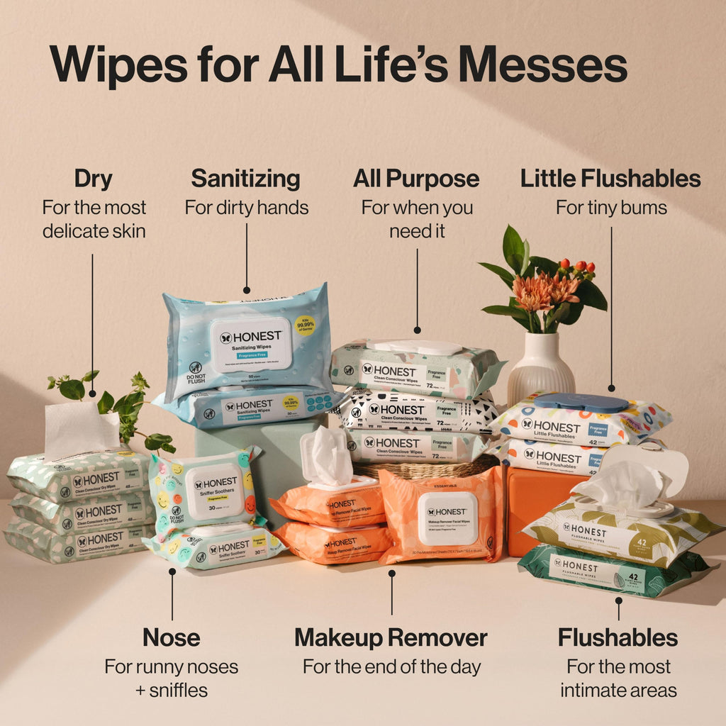 The Honest Company Multi-Use Baby Wipes, Pattern Play, 720 Count Jansha Store