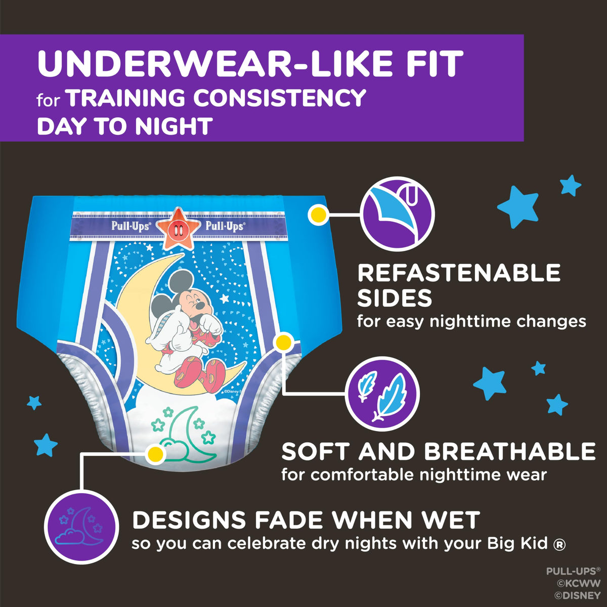 Pull-Ups Boys' Night-Time Potty Training Pants, Size 5T-6T, 44 Count Jansha Store