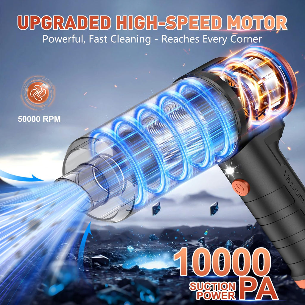 KMM Handheld Car Vacuum Cleaner, Hand Held Vacuum & Air Duster Jansha Store