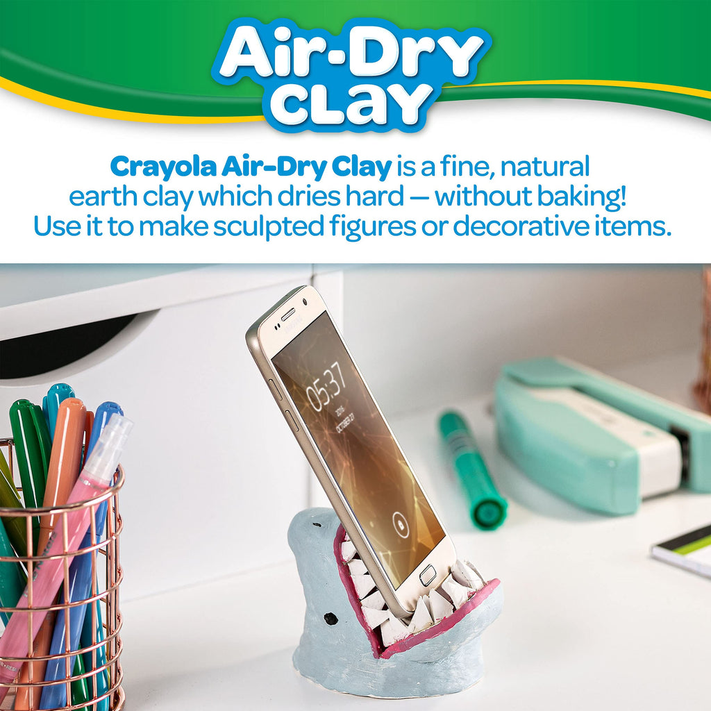 Crayola Air Dry Clay (5lbs), Teacher Supplies, Natural White Modeling Clay for Kids, Sculpting Material, Bulk Craft Supplies for Art Classrooms Jansha Store