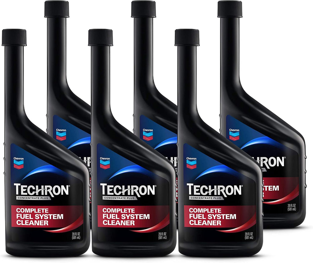 Chevron 65740-6PK 65740-CASE Techron Concentrate Plus Fuel System Cleaner - 20 oz., (Pack of 6) Jansha Store
