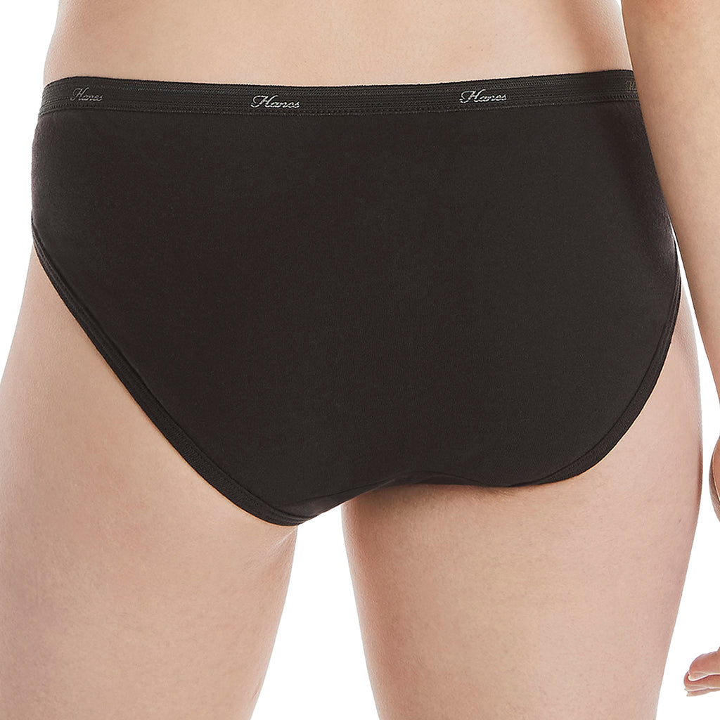 Hanes Women's Underwear Pack, 10-Pack, Full-Coverage Cotton Blend Panties, Moisture-Wicking Underwear for Women Jansha Store