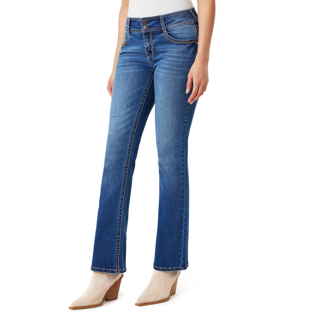 WallFlower Luscious Curvy Bootcut Jeans for Women, Sizes 0-24 Jansha Store