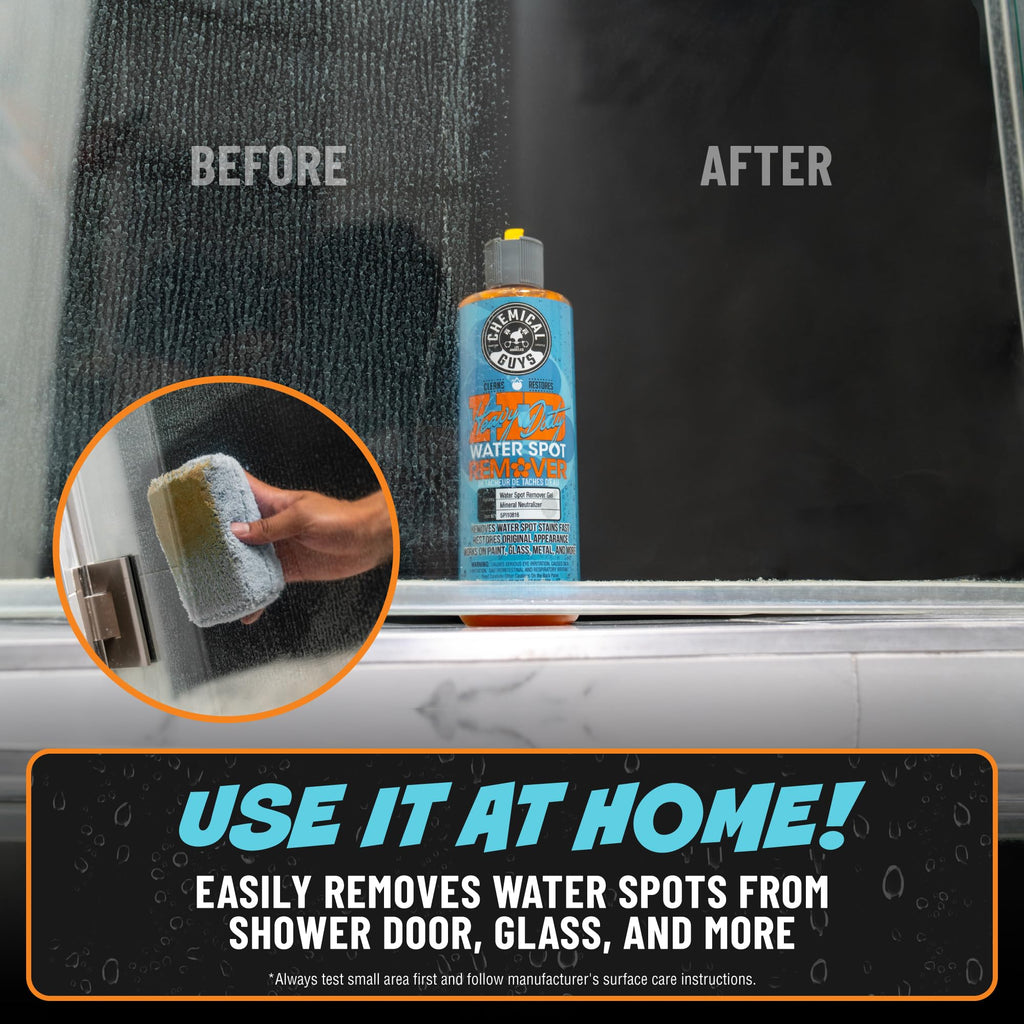 Chemical Guys, Heavy Duty Water Spot Remover Gel for Glass & Paint, 16 oz Jansha Store