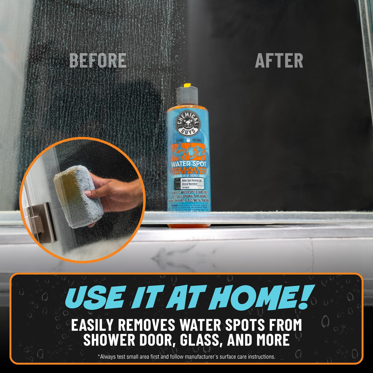 Chemical Guys, Heavy Duty Water Spot Remover Gel for Glass & Paint, 16 oz Jansha Store