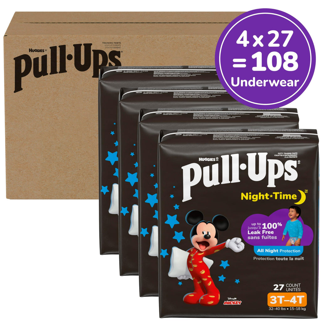 Pull-Ups Boys' Night-Time Potty Training Pants, Size 5T-6T, 44 Count Jansha Store
