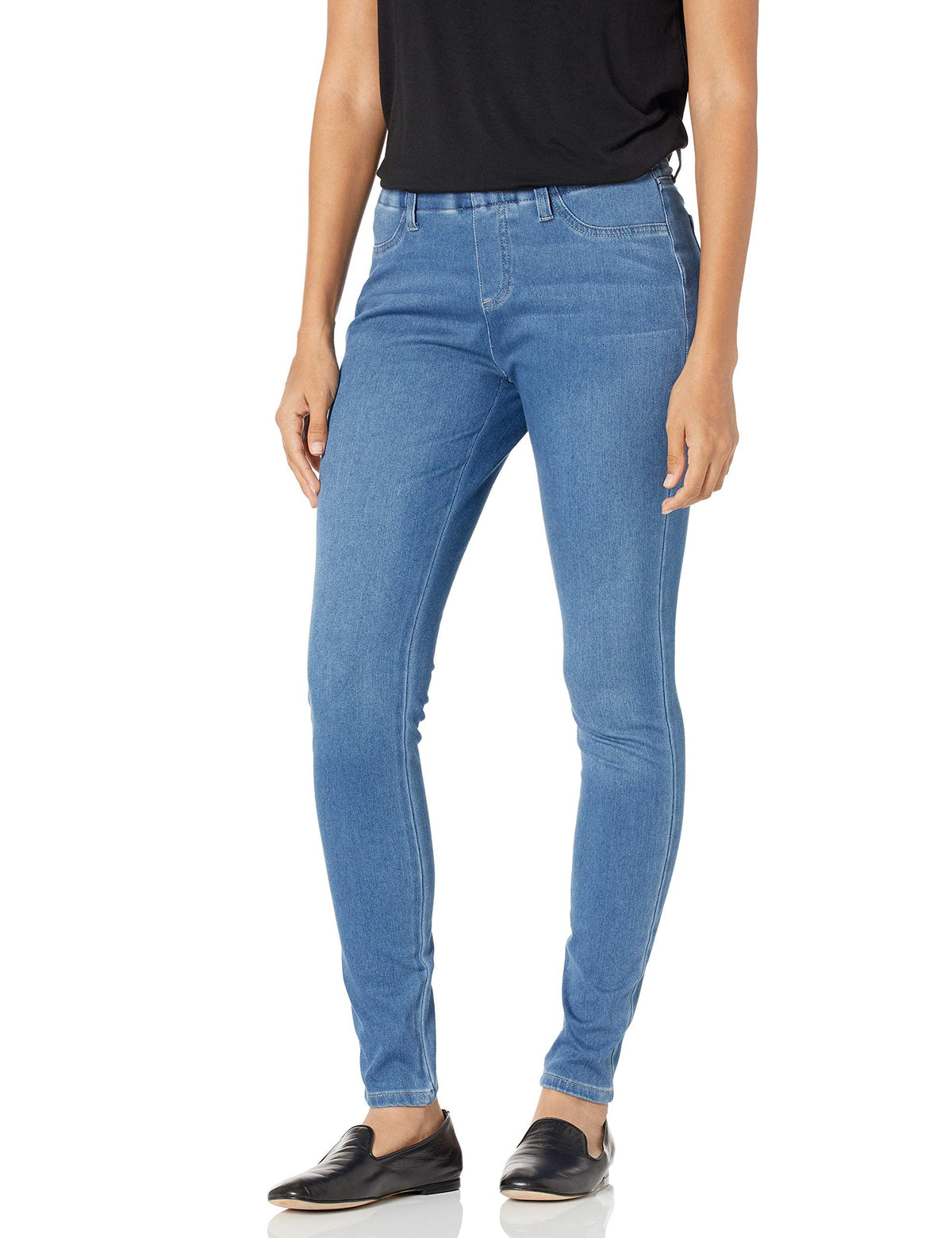 Amazon Essentials Women's Pull-On Mid Rise Stretchy Knit Jegging Jansha Store