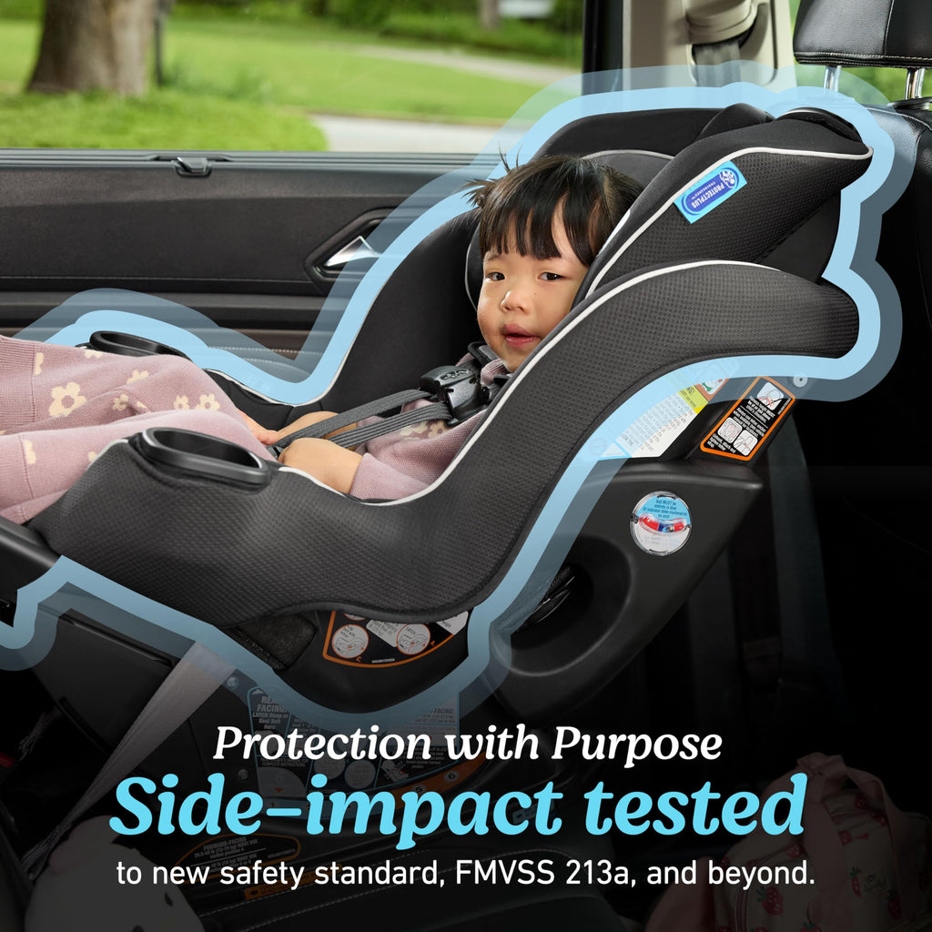 Graco Extend2Fit 2-in-1 Convertible Car Seat, Gotham Jansha Store