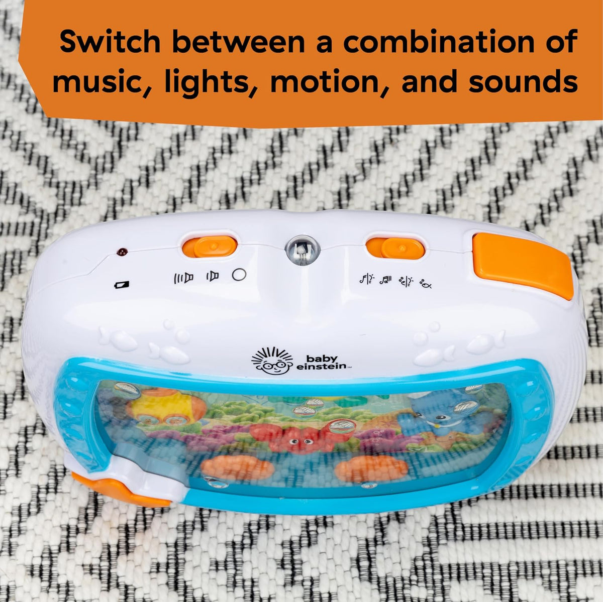 Baby Einstein Sea Dreams Soother Musical Crib Toy and Sound Machine, Newborn and up Jansha Store