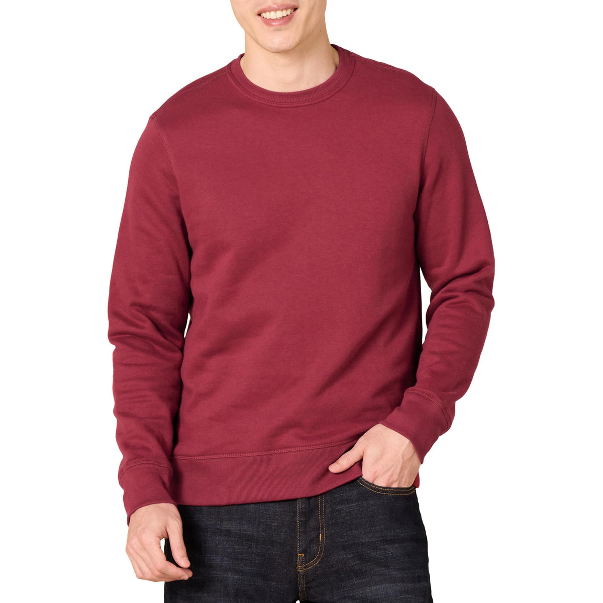 Amazon Essentials Men's Crewneck Fleece Sweatshirt Jansha Store