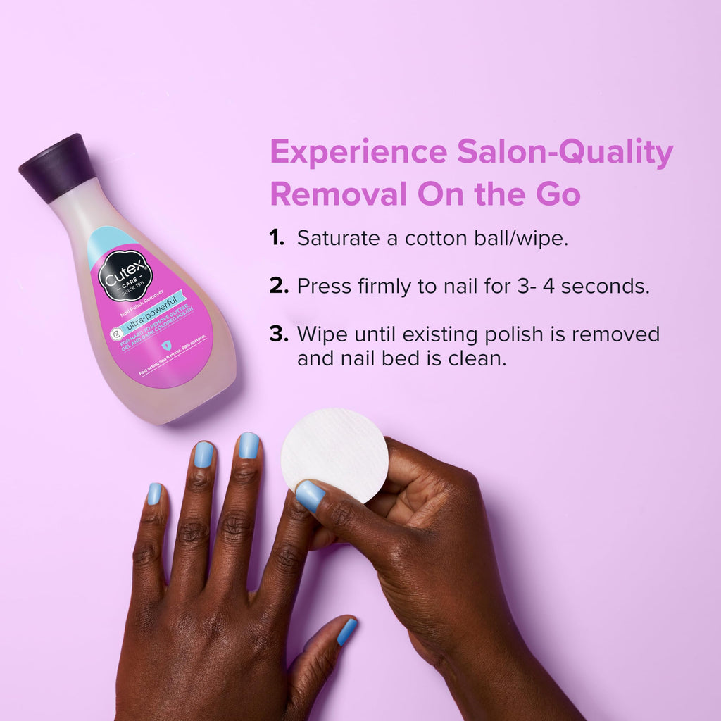 Cutex Nail Polish Remover, Strength Shield, Leaves Nails Looking Healthy, Contains Vitamins E, B5 & Hydrolyzed Silk, 6.76 Fl Oz Jansha Store