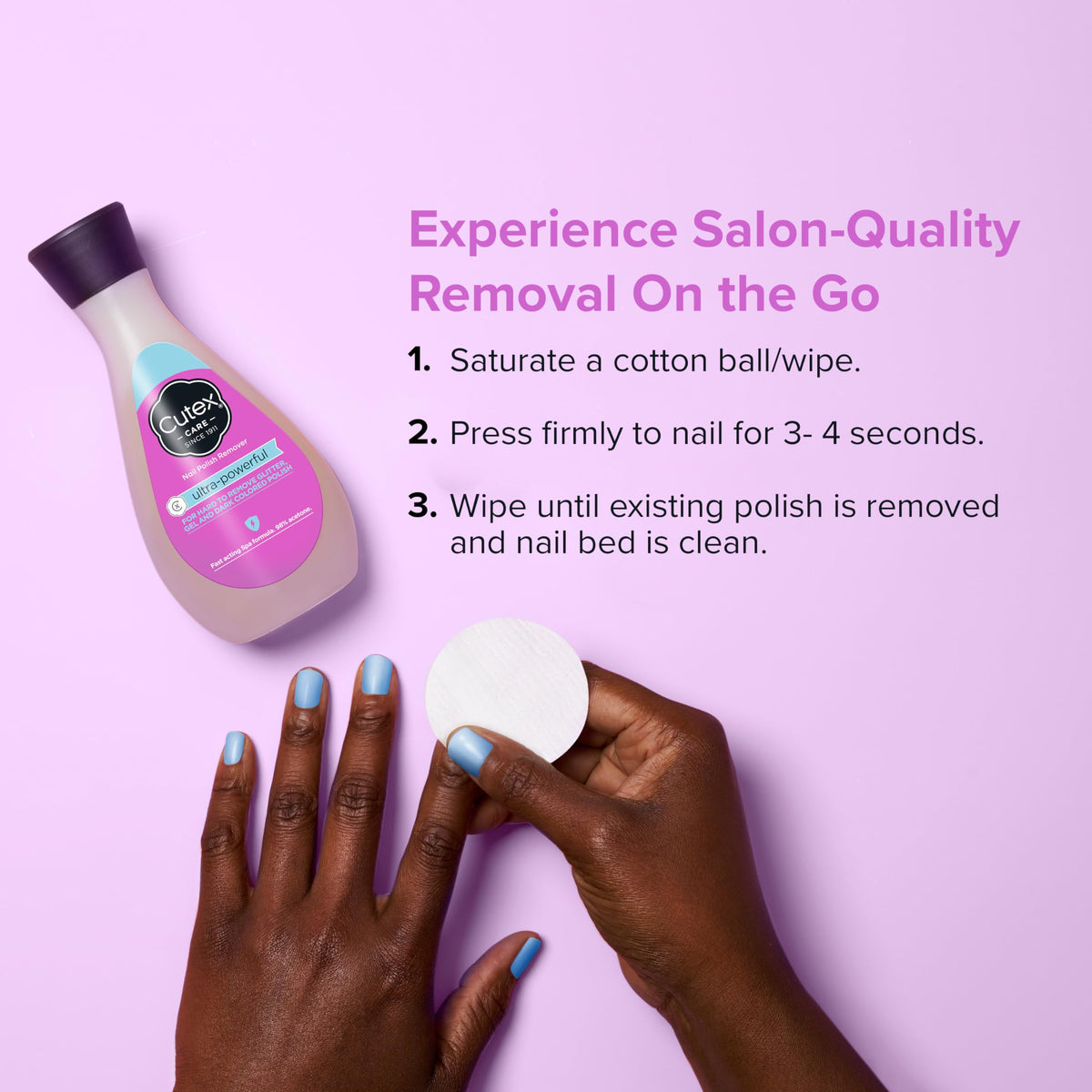 Cutex Nail Polish Remover, Strength Shield, Leaves Nails Looking Healthy, Contains Vitamins E, B5 & Hydrolyzed Silk, 6.76 Fl Oz Jansha Store