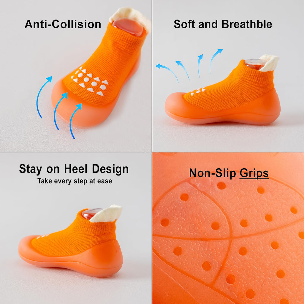 Hstyle Baby Sock Shoes Toddler Boys Walking Shoes Infant Slippers Sneakers Jansha Store