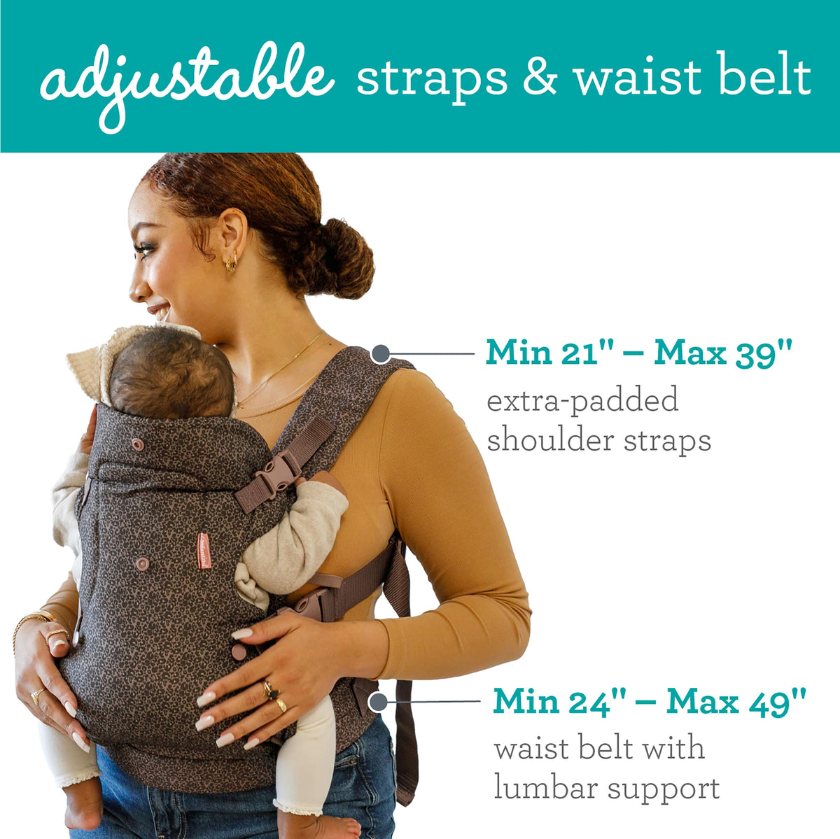 Infantino Flip 4-in-1 Baby Carrier Convertible Ergonomic, Rainbow Jansha Store