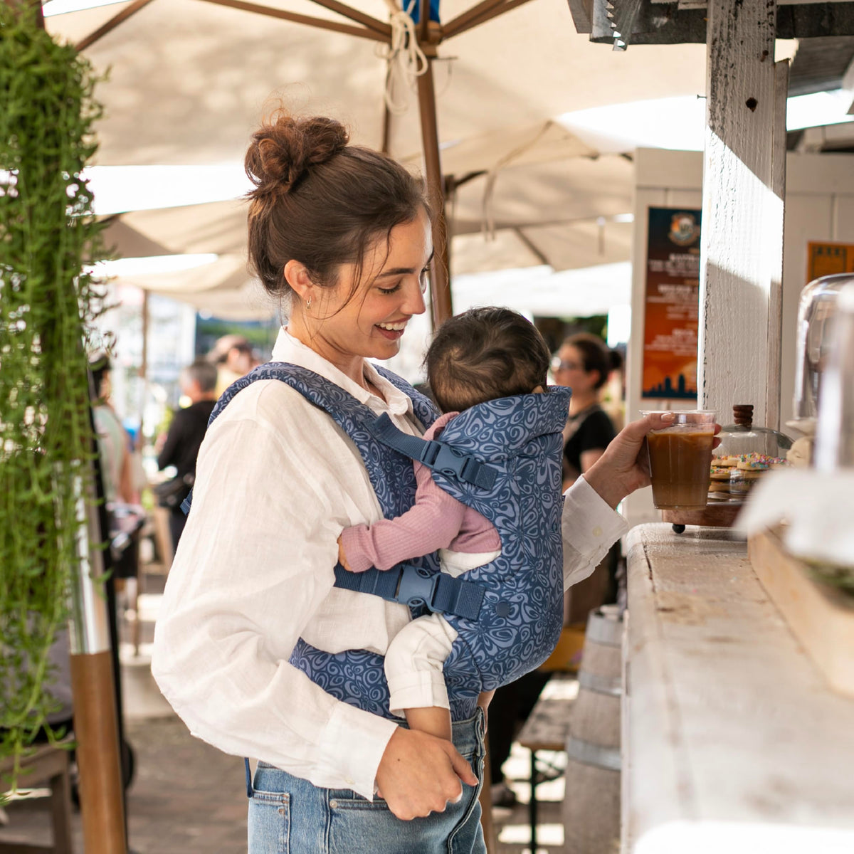 Infantino Flip 4-in-1 Baby Carrier Convertible Ergonomic, Rainbow Jansha Store