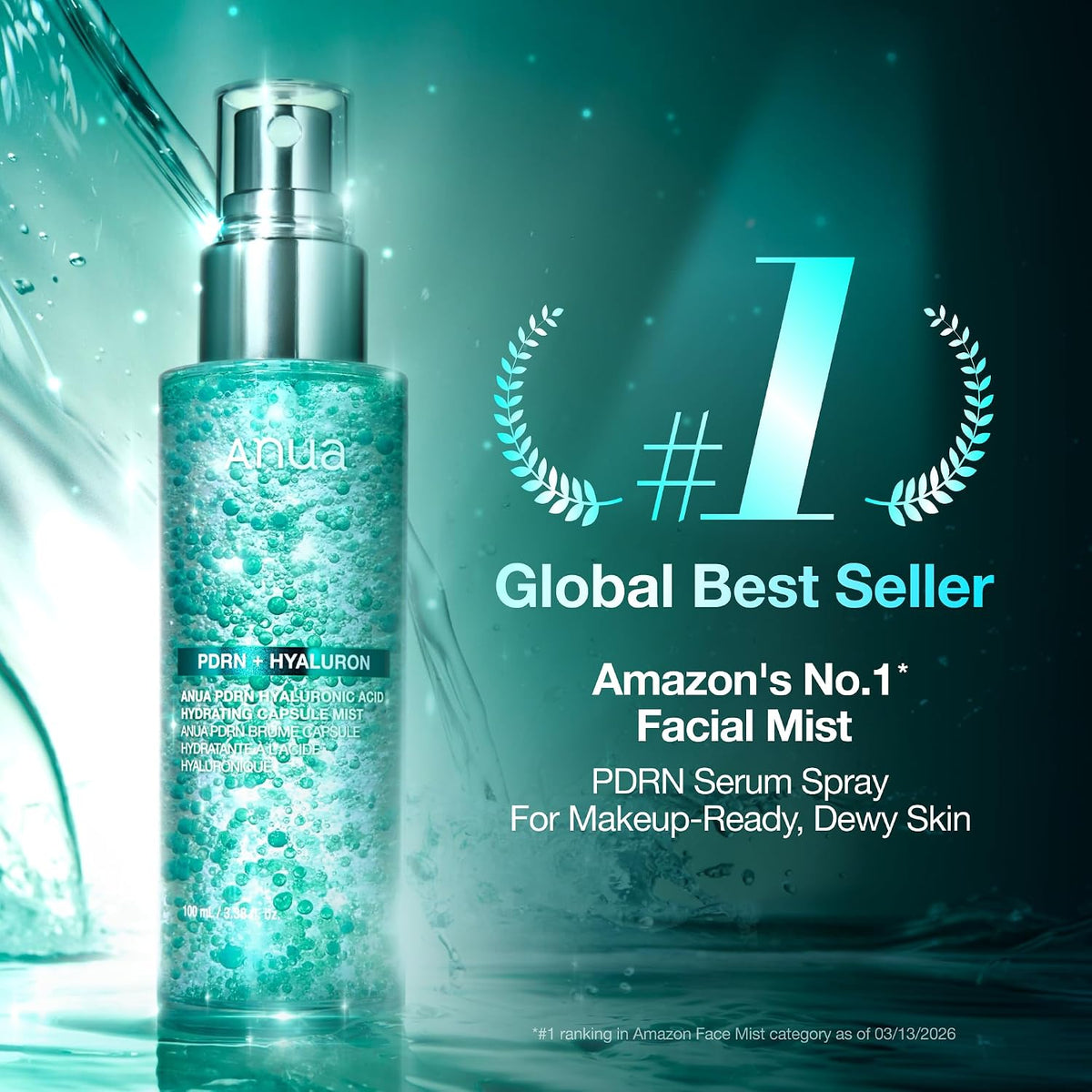 Anua PDRN Collagen Glow Facial Serum Spray, 3.38 fl oz Jansha Store