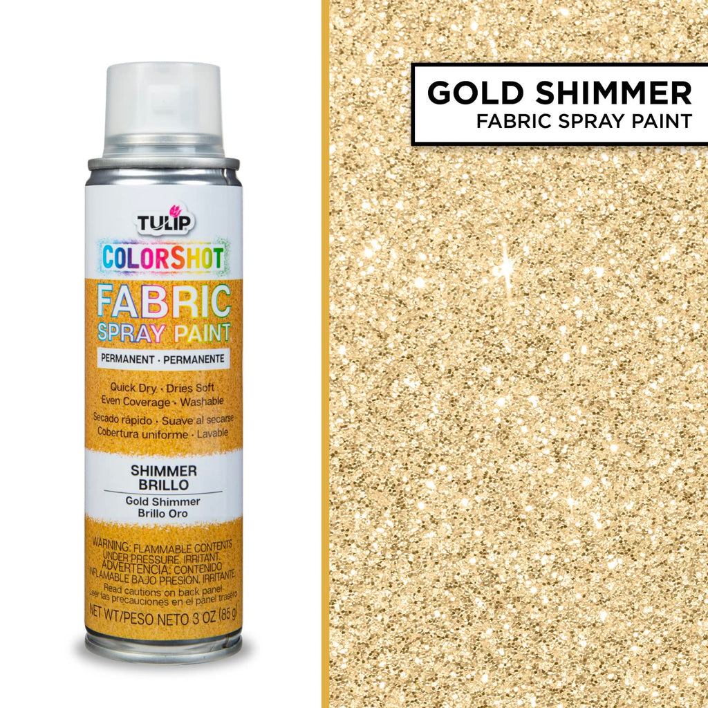TULIP ColorShot Fabric Spray Paint, Black, 3 oz Jansha Store