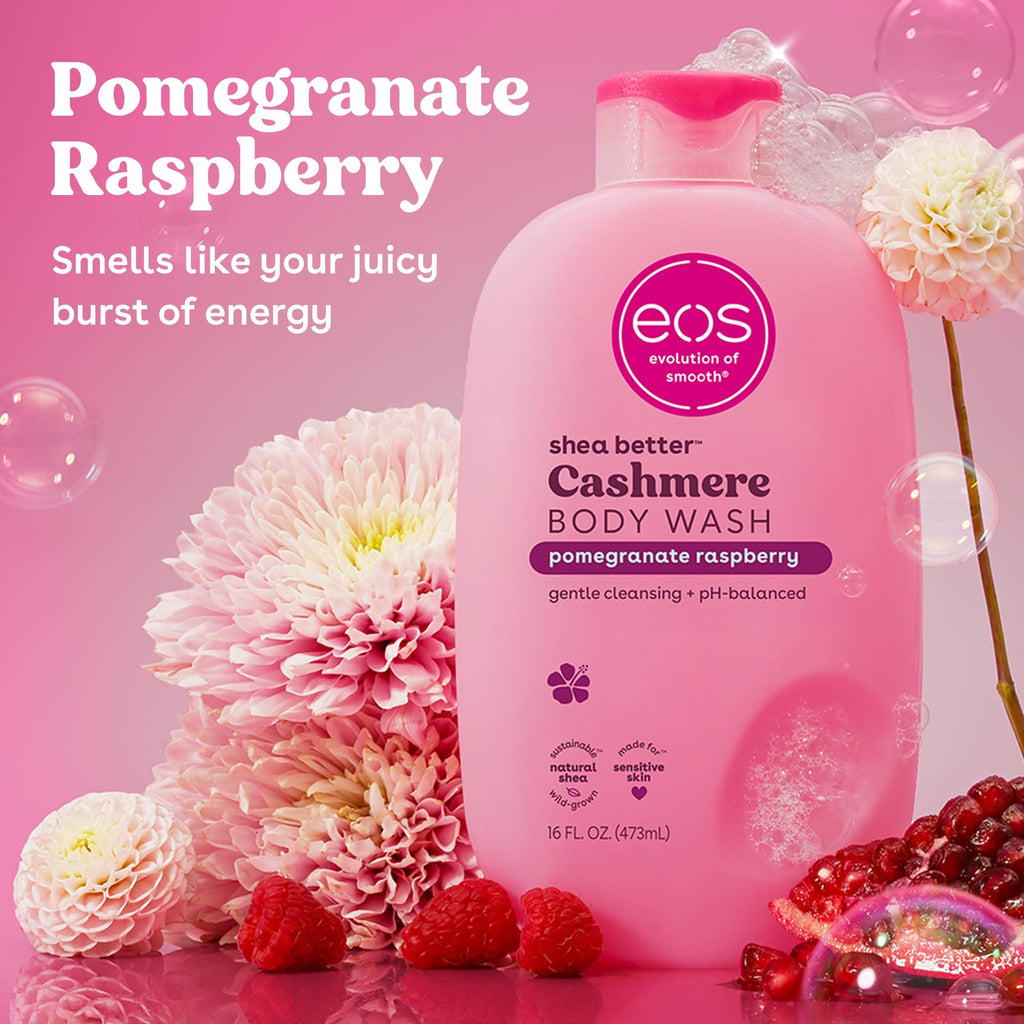eos Cashmere Body Wash- Vanilla Cashmere, Creamy Gel with Shea Butter, 16 fl oz Jansha Store
