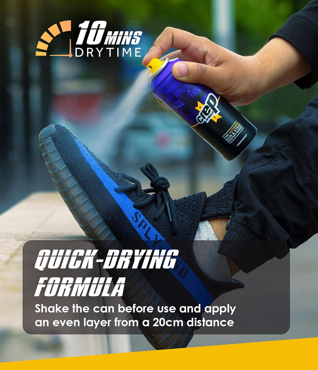 Crep Protect Shoe Protector Spray - Rain & Stain Waterproof Nano Protection for Sneaker, Leather, Nubuck, Suede & Canvas Jansha Store