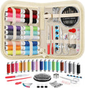Coquimbo Sewing Kit Gifts for Adults Teen Grils Women Mom Grandma, Portable Sewing Supplies Contains Tape Measure, Scissors, Thimble, Thread, Sewing Needles (Beige, M) Jansha Store