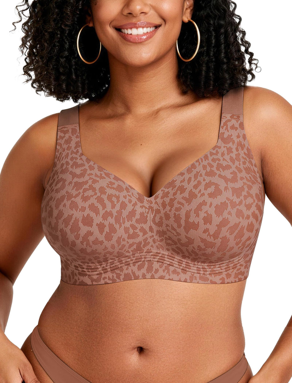 OEAK Womens Wireless Jelly Bras Plus Size Support Push Up Comfortable Bra Jansha Store