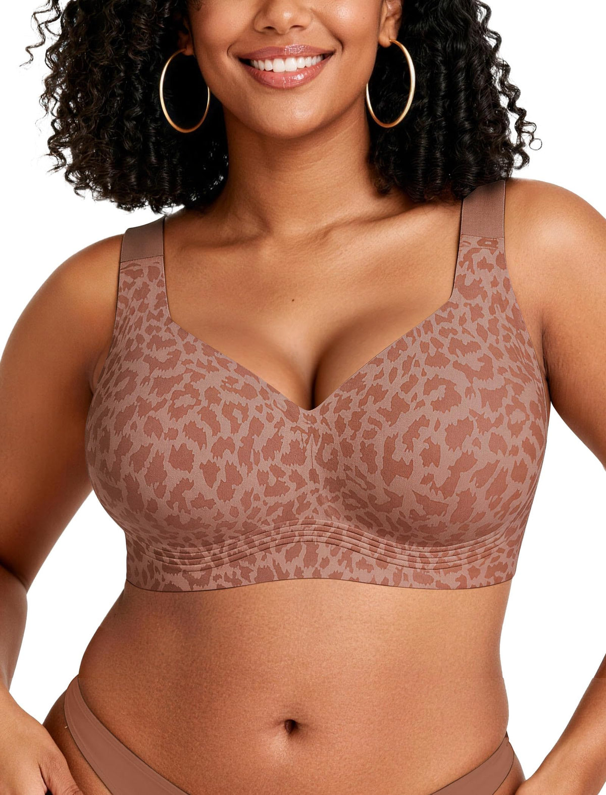 OEAK Womens Wireless Jelly Bras Plus Size Support Push Up Comfortable Bra Jansha Store