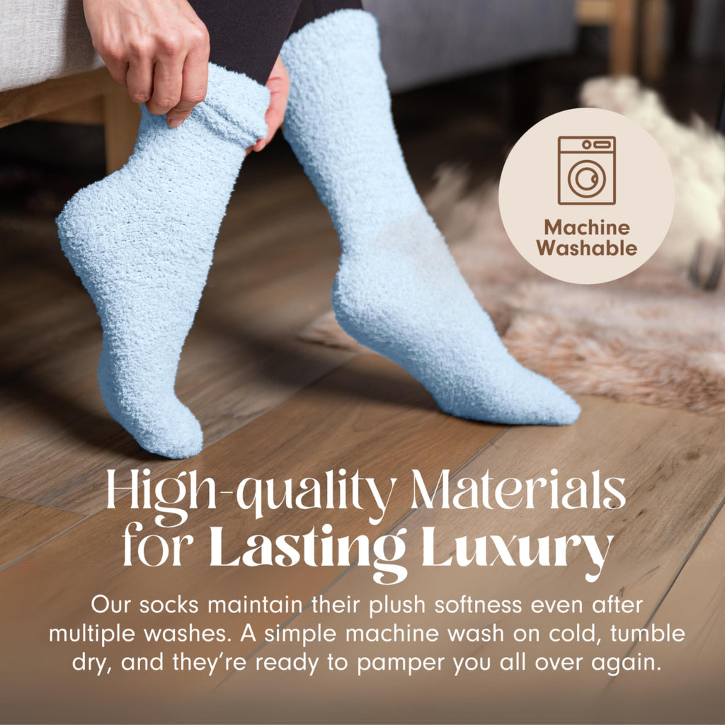 Unboxme Gifts Warm & Cozy Ultra-Luxe Cloud Fuzzy Socks, Gifts for Women Jansha Store