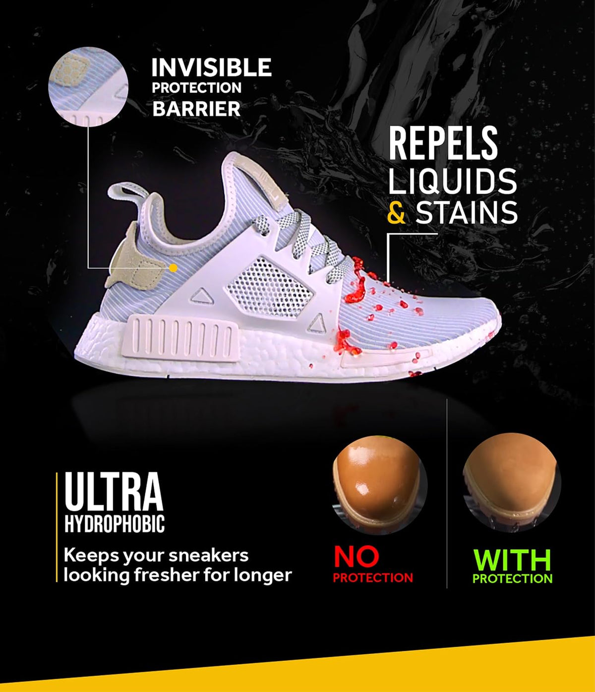 Crep Protect Shoe Protector Spray - Rain & Stain Waterproof Nano Protection for Sneaker, Leather, Nubuck, Suede & Canvas Jansha Store