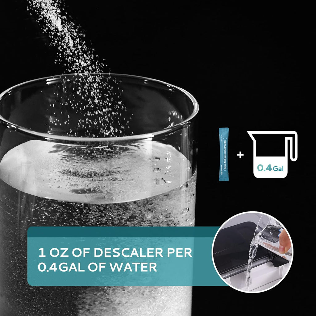 EUHOMY Ice Maker Cleaner & Descaler, 12 Uses & Individually Packed Jansha Store
