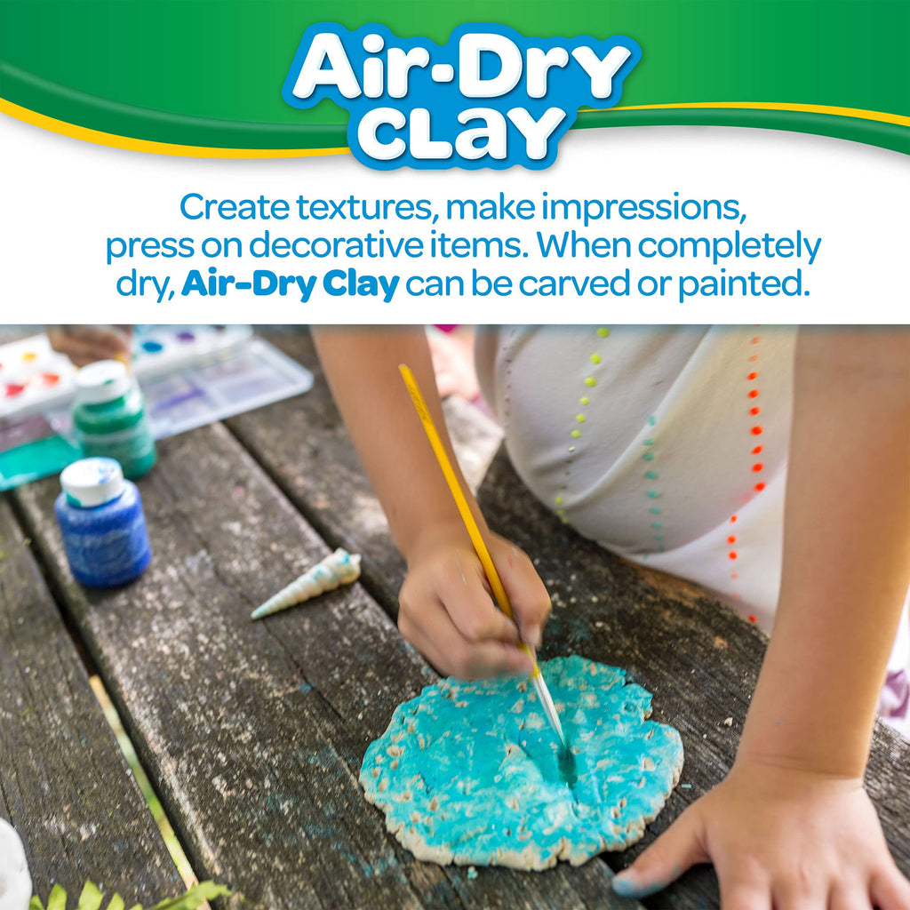 Crayola Air Dry Clay (5lbs), Teacher Supplies, Natural White Modeling Clay for Kids, Sculpting Material, Bulk Craft Supplies for Art Classrooms Jansha Store