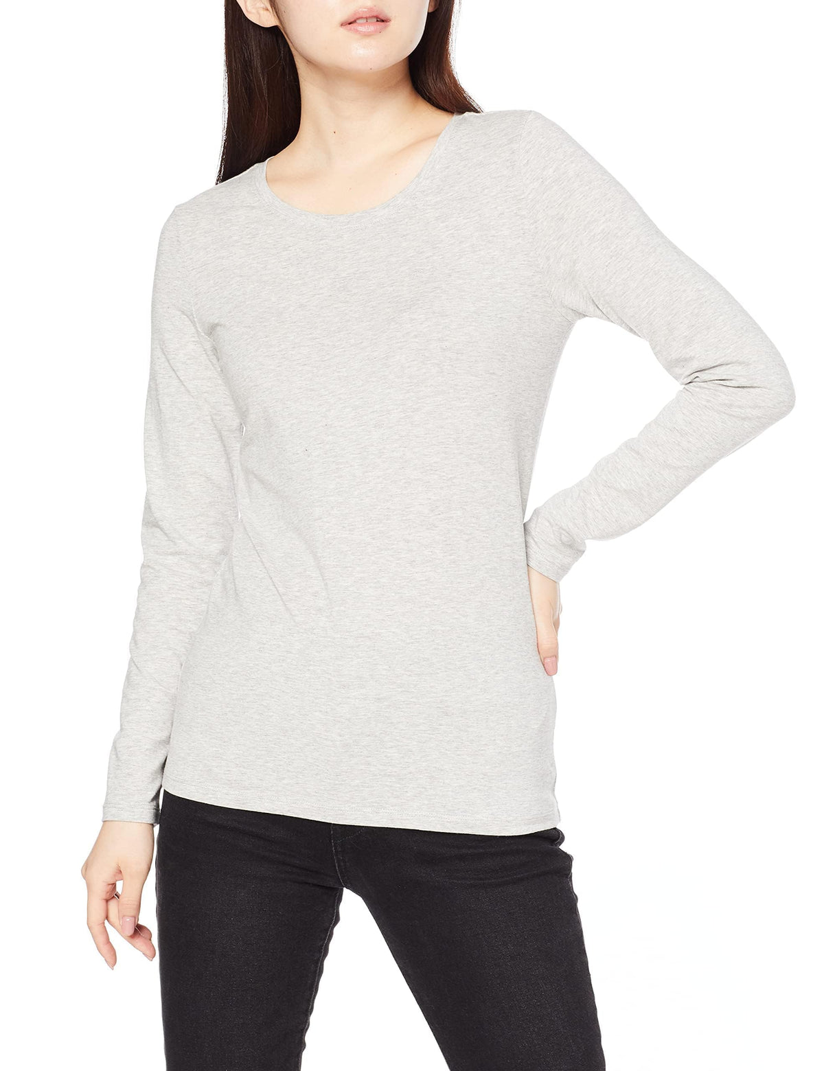 Amazon Essentials Women's Regular-Fit Long-Sleeve Crewneck T-Shirt Jansha Store