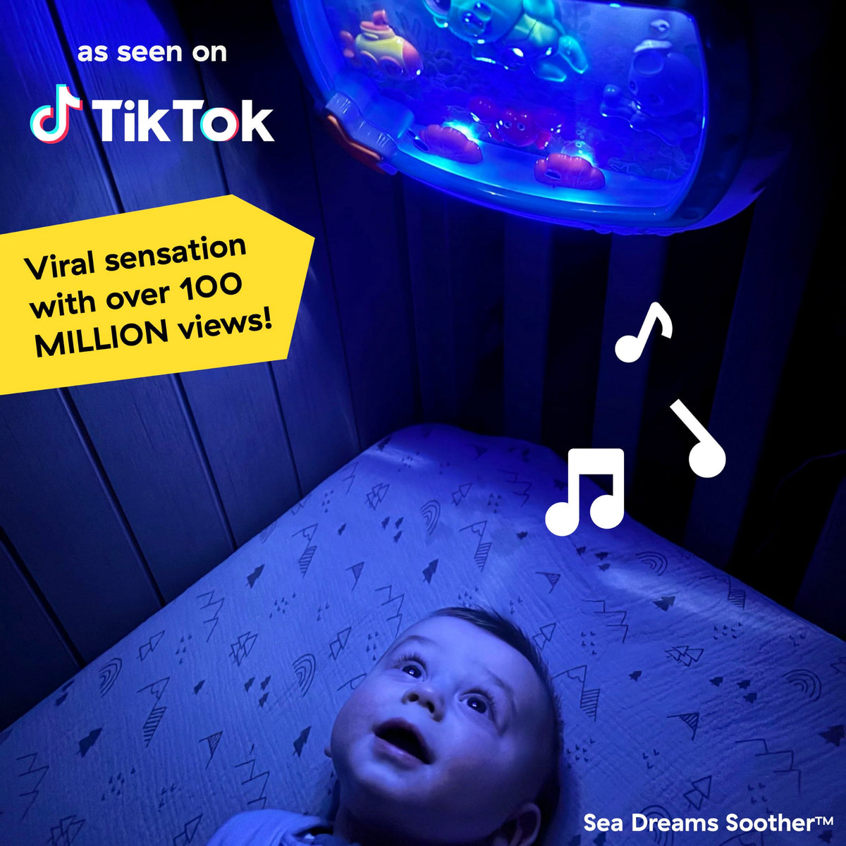 Baby Einstein Sea Dreams Soother Musical Crib Toy and Sound Machine, Newborn and up Jansha Store