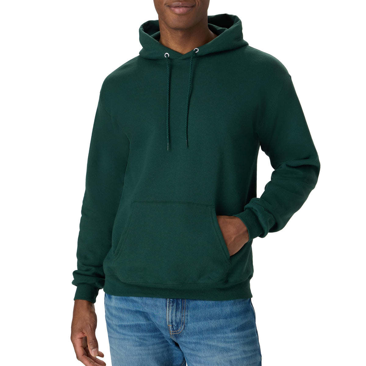 Hanes Men's Hoodie - EcoSmart Fleece Hooded Sweatshirt for Men & Women - Midweight Fleece - Big & Tall Available Jansha Store